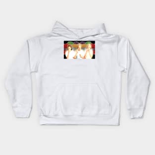 three girls who eat everything Kids Hoodie